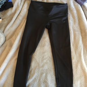 Alo leggings, black shimmery